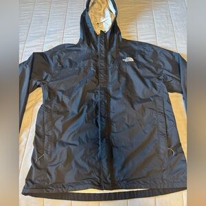 The North Face Charcoal Hooded Windbreaker